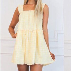 Yellow sundress perfect for class or outings!